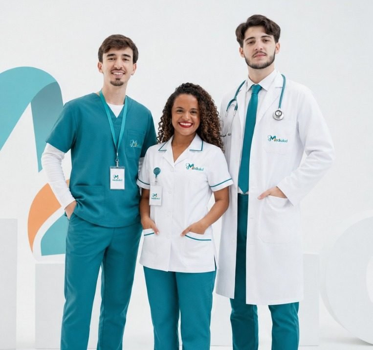 uniformes medicos mas de 5 annos